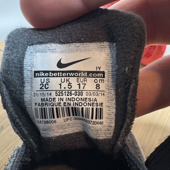 Nike SD Mavrk MID 3 TD Size 2 C 525126-030 Gray Green Shoes Sneakers - Picture 7 of 7